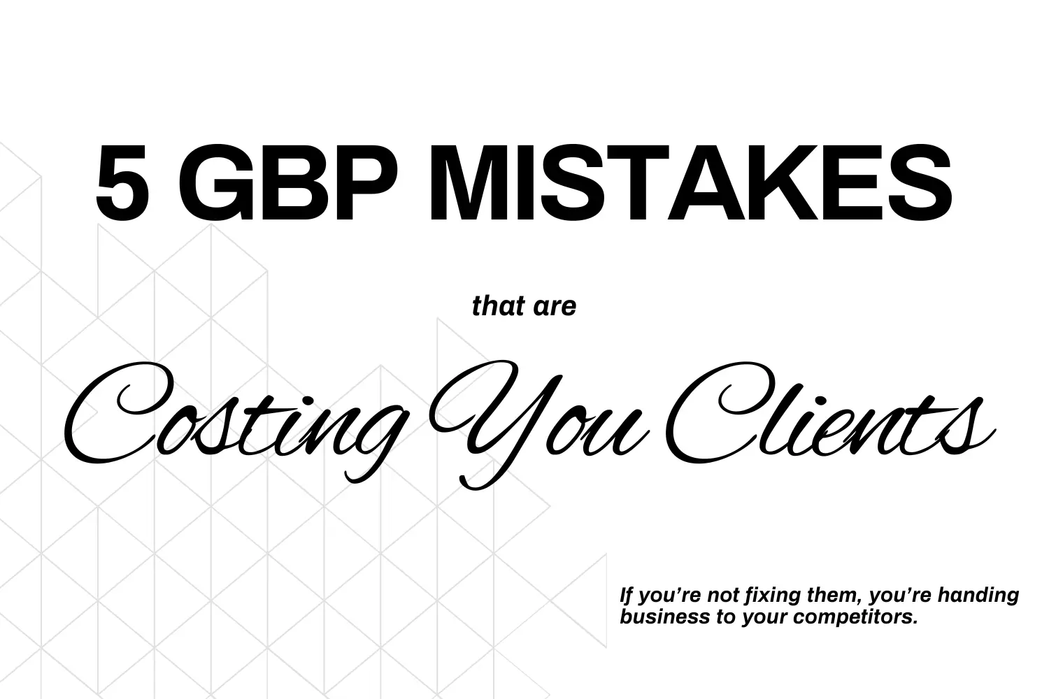 5 Common Google Business Profile Mistakes Builders Make (And How to Fix Them) Featured Image