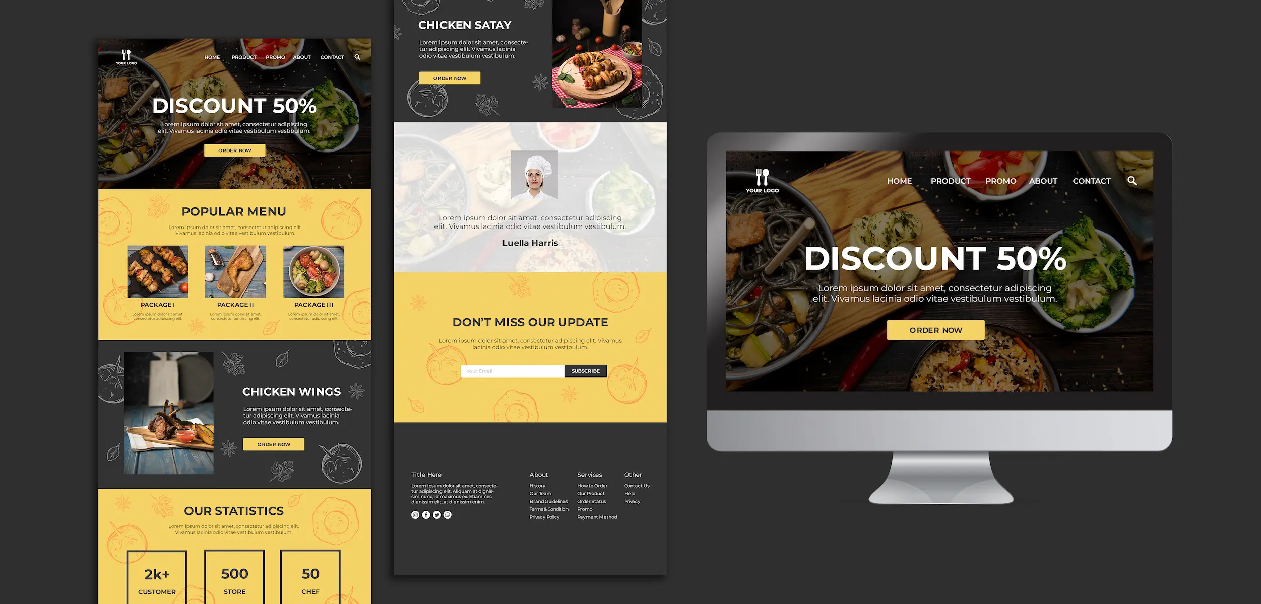 sample website design